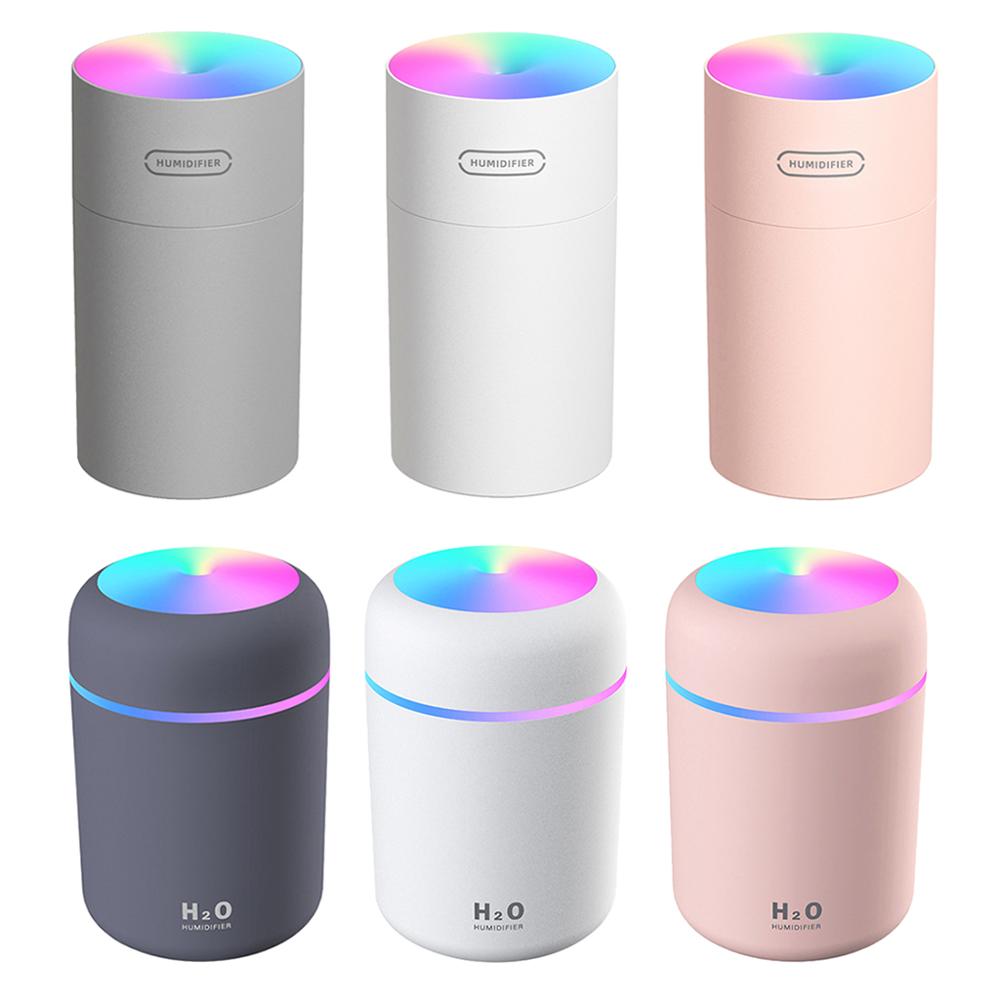 270ml USB Air Humidifier Ultrasonic Aroma Diffuser Car Home Mist Maker with 7 Colors Night LED Lights Mini Office Air Purifier