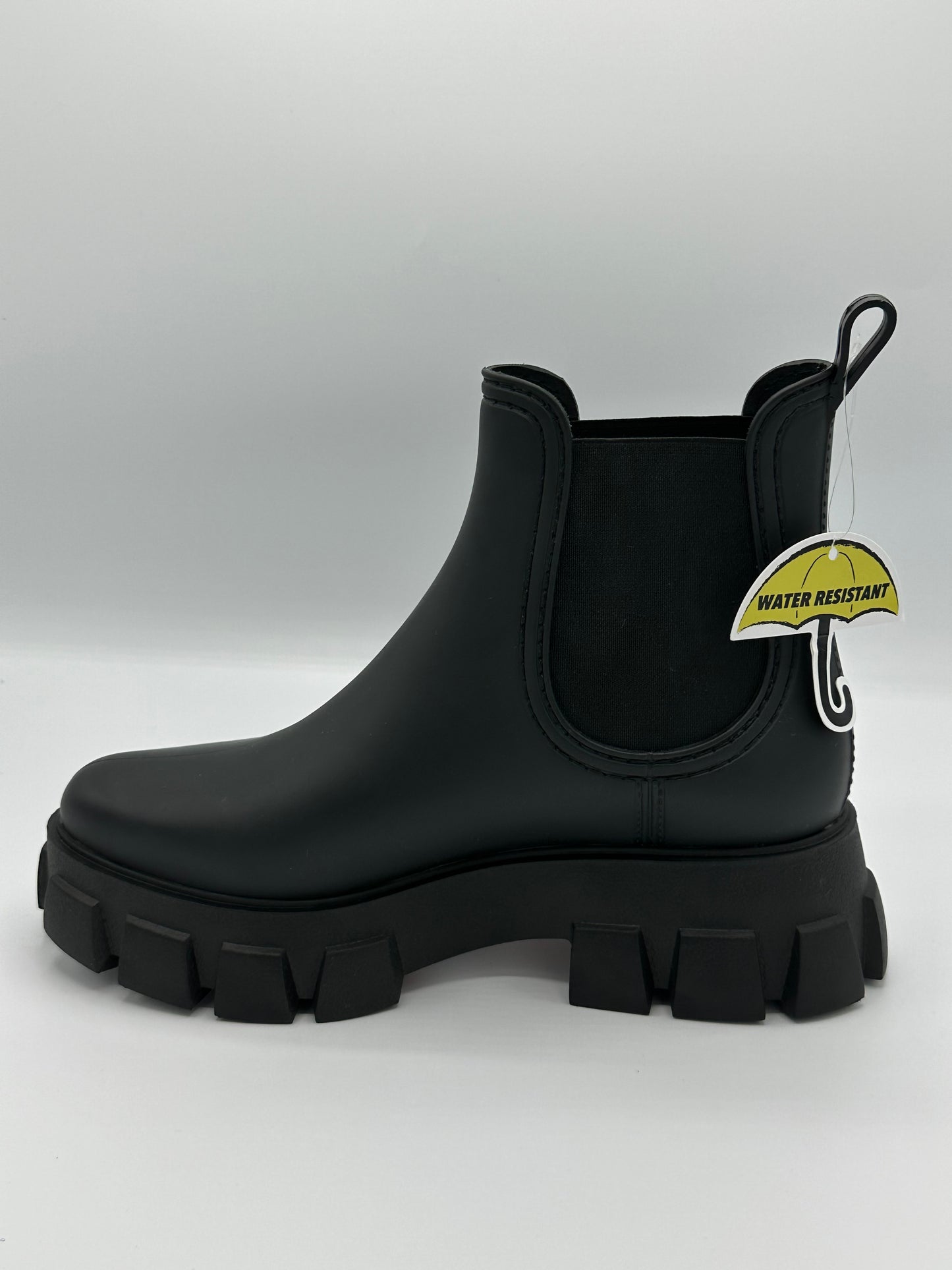 Jeffrey Campbell Women's Raindrop Chelsea Boot in Black Matte